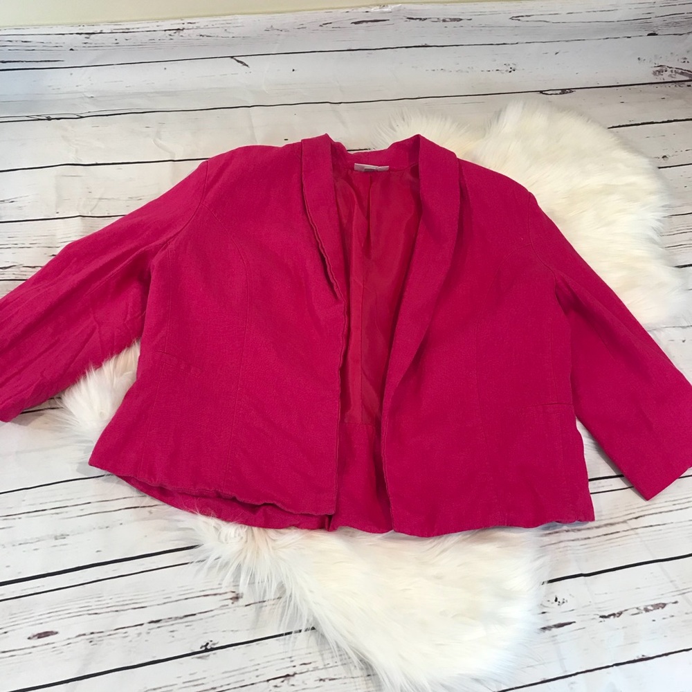 Dress Barn size XL bright pink blazer